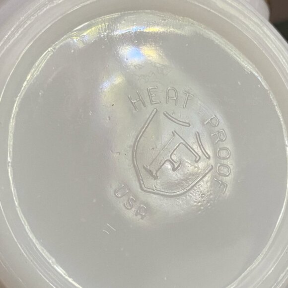 Vintage 70s Upper Canada village Mug Tea Cup Milk glass French Oxen ect - Picture 4 of 4